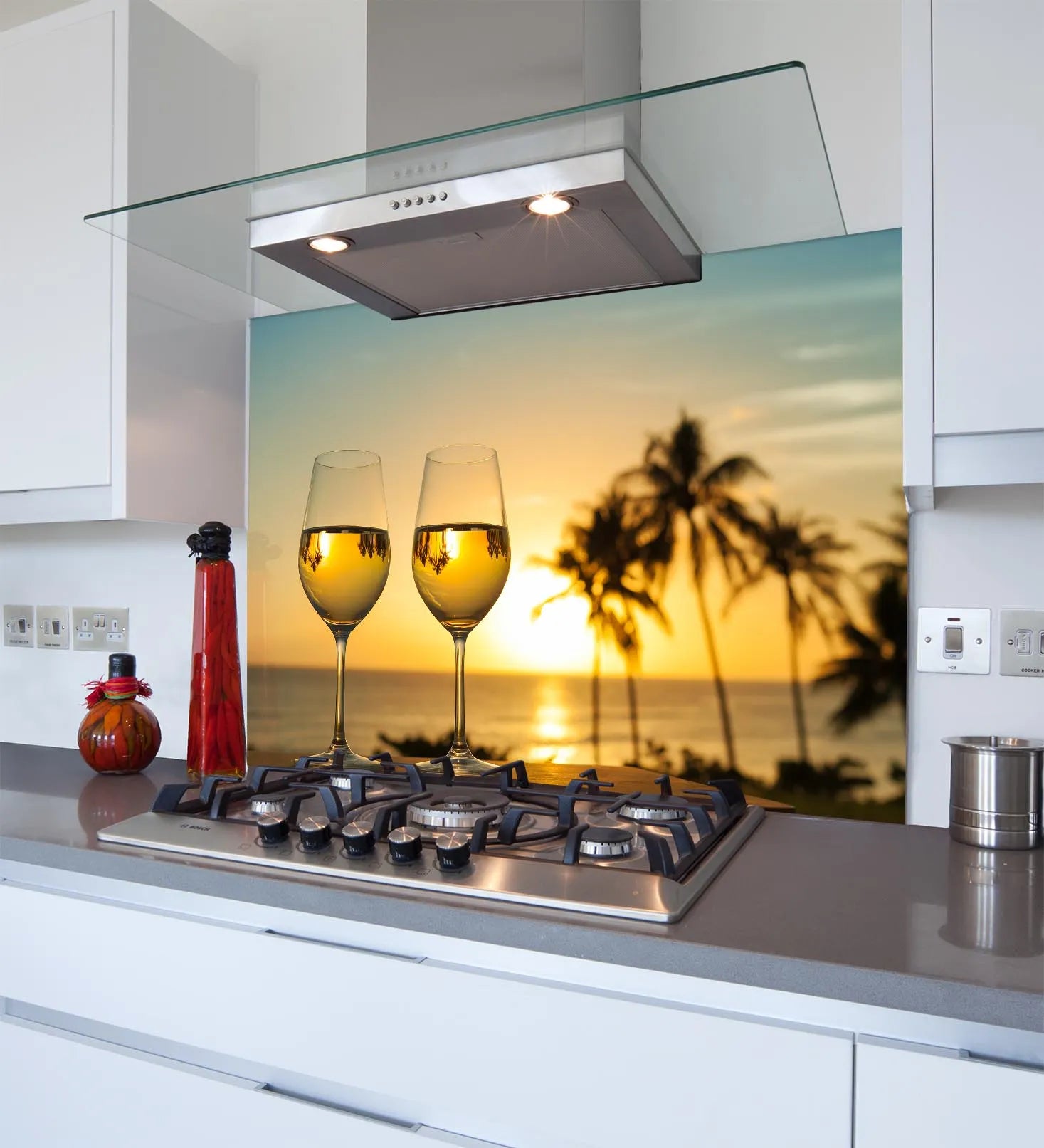 Beach Wine Kitchen Splashback