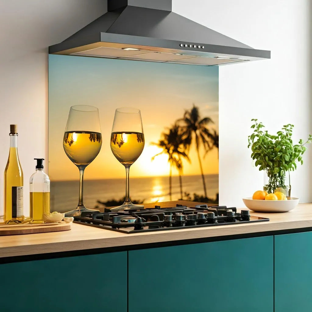 Beach Wine Kitchen Splashback