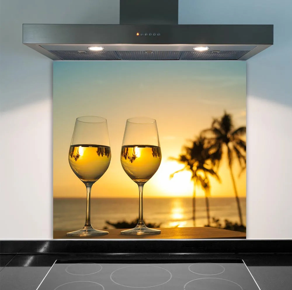 Beach Wine Kitchen Splashback