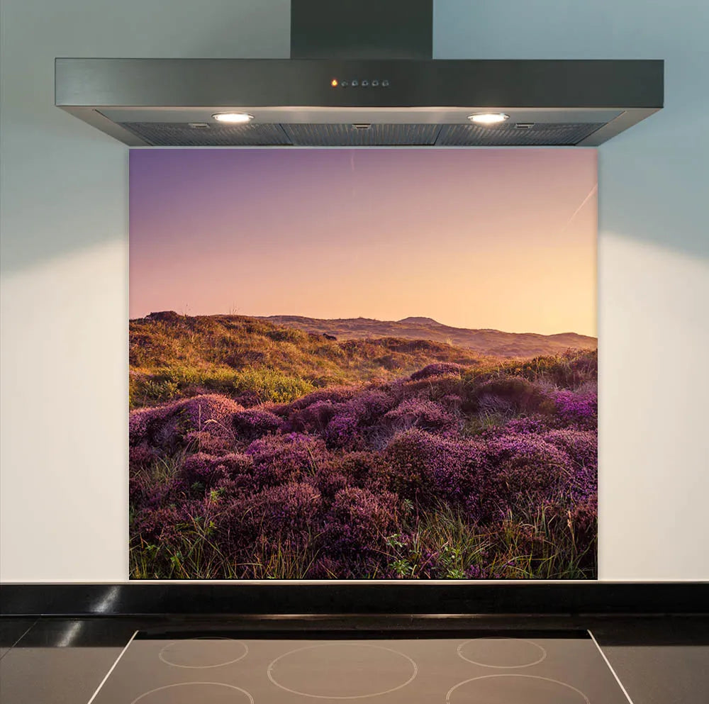 Heather Glass Splashback