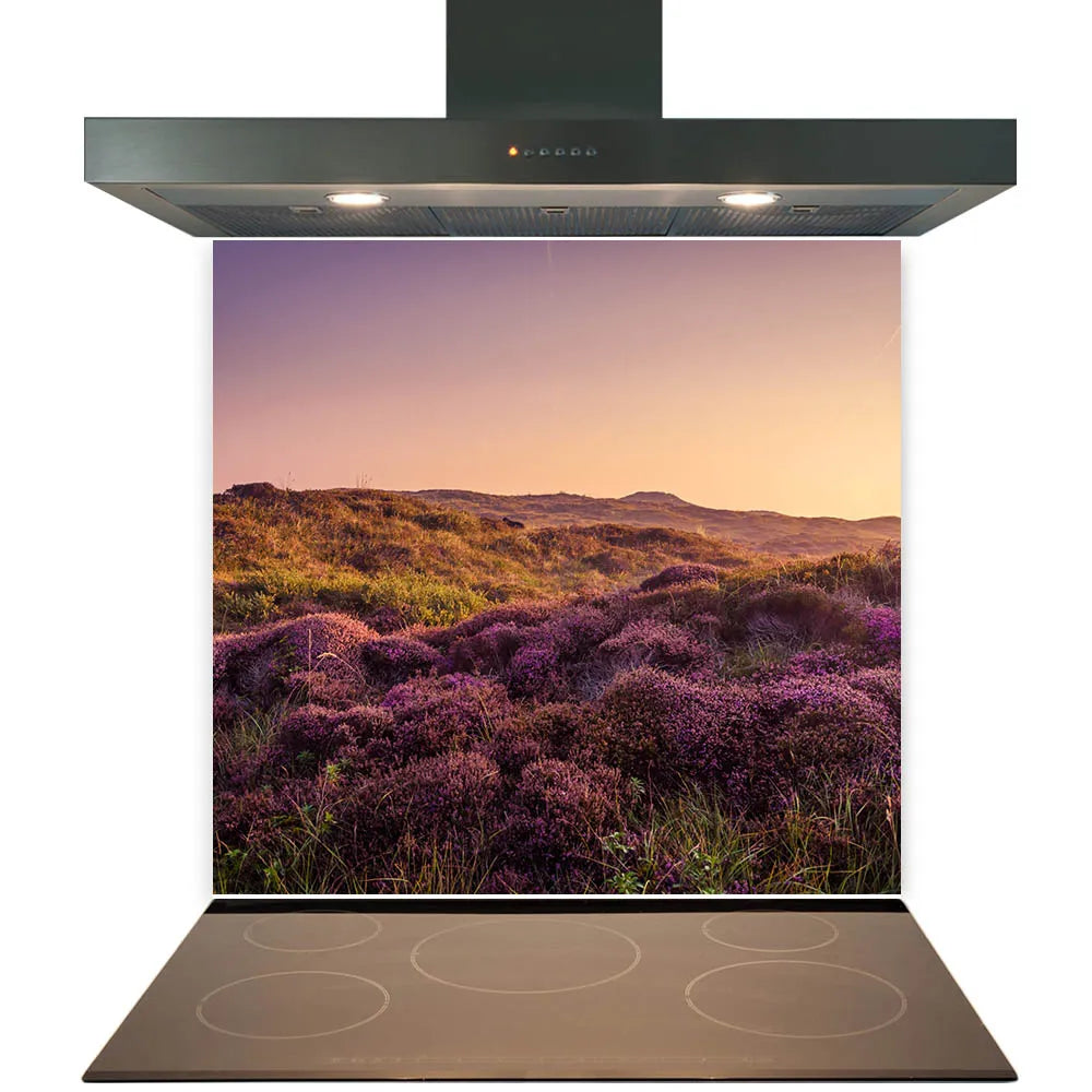 Heather Glass Splashback
