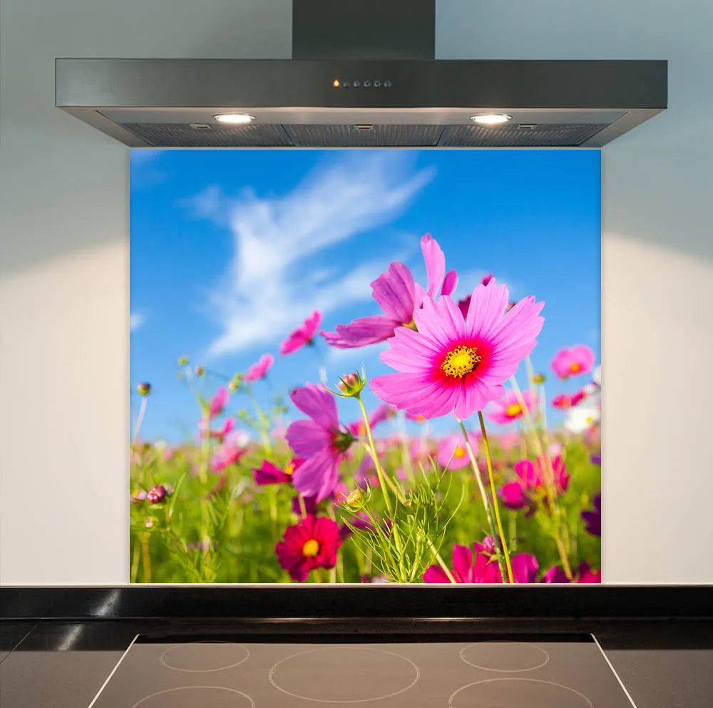 Flowers Kitchen Splashback