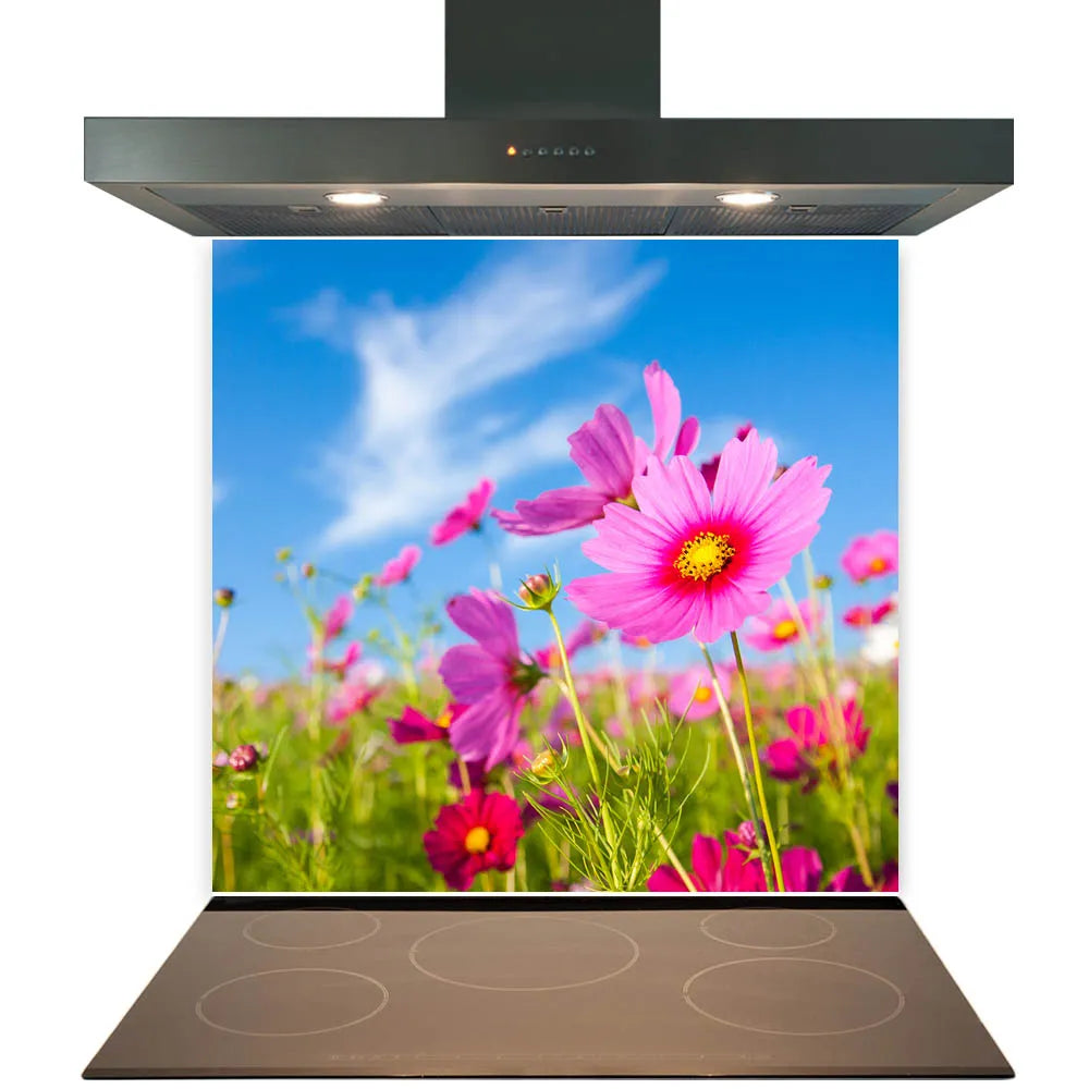 Flowers Kitchen Splashback