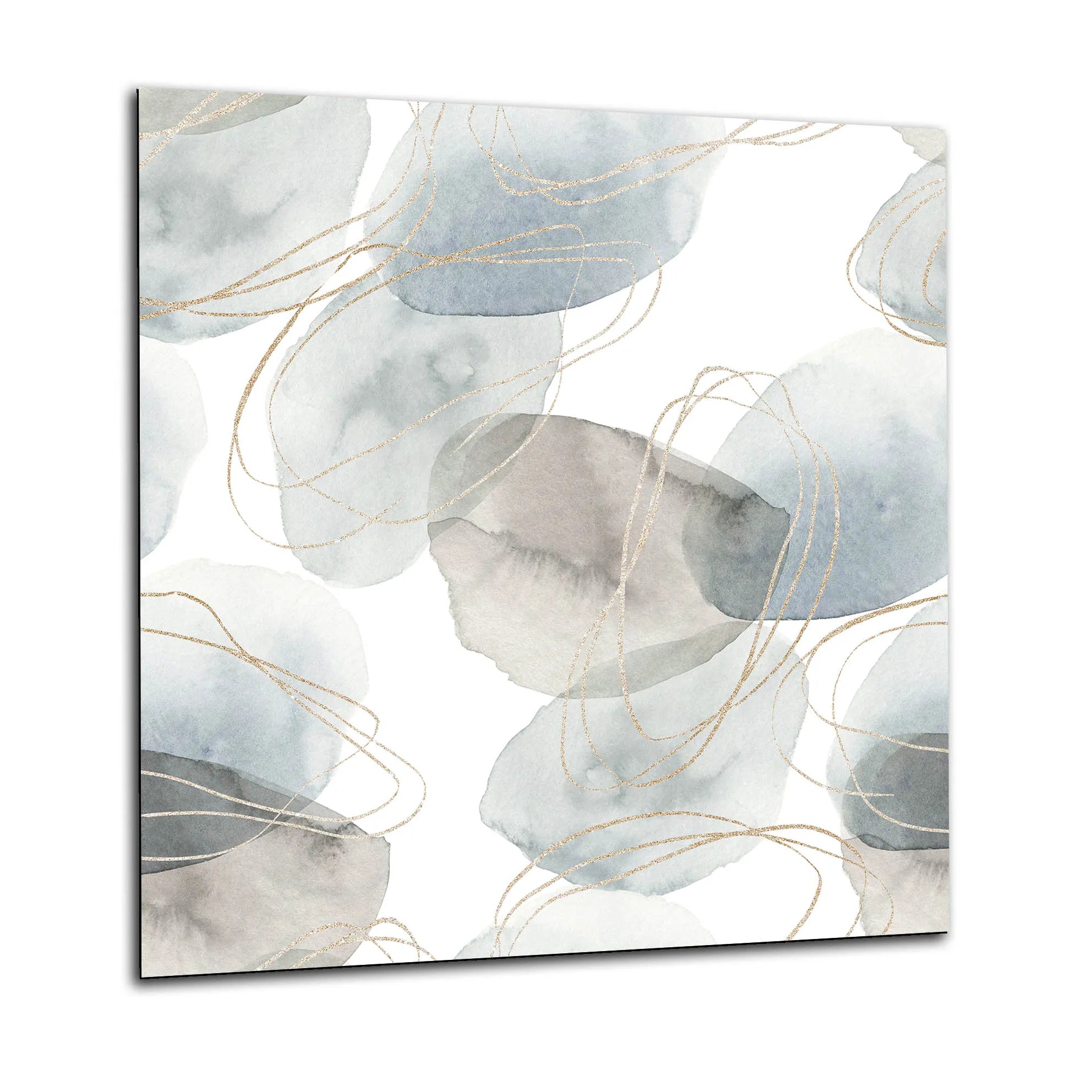 Abstract Puddles Glass Splashback