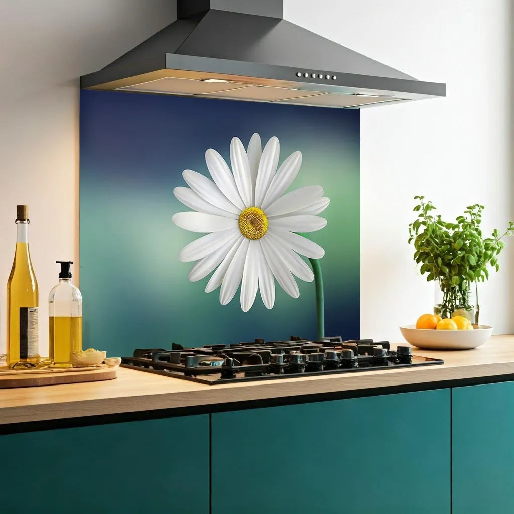 Flower Kitchen Splashback