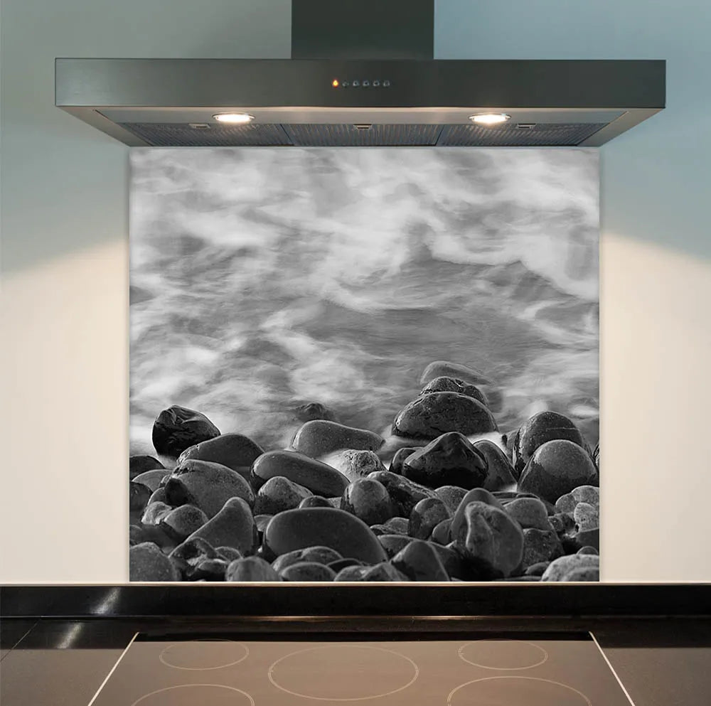 Pebble Beach Glass Splashback