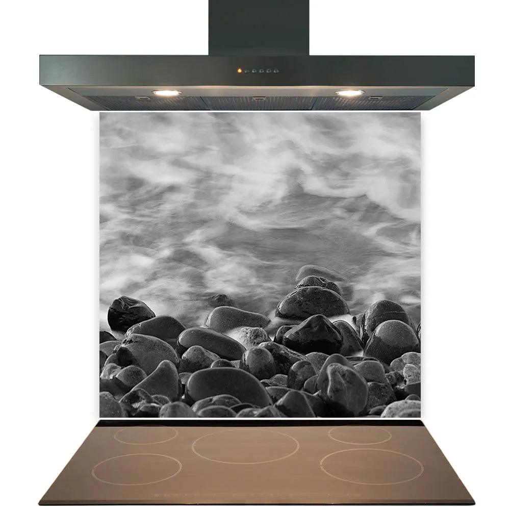 Pebble Beach Glass Splashback