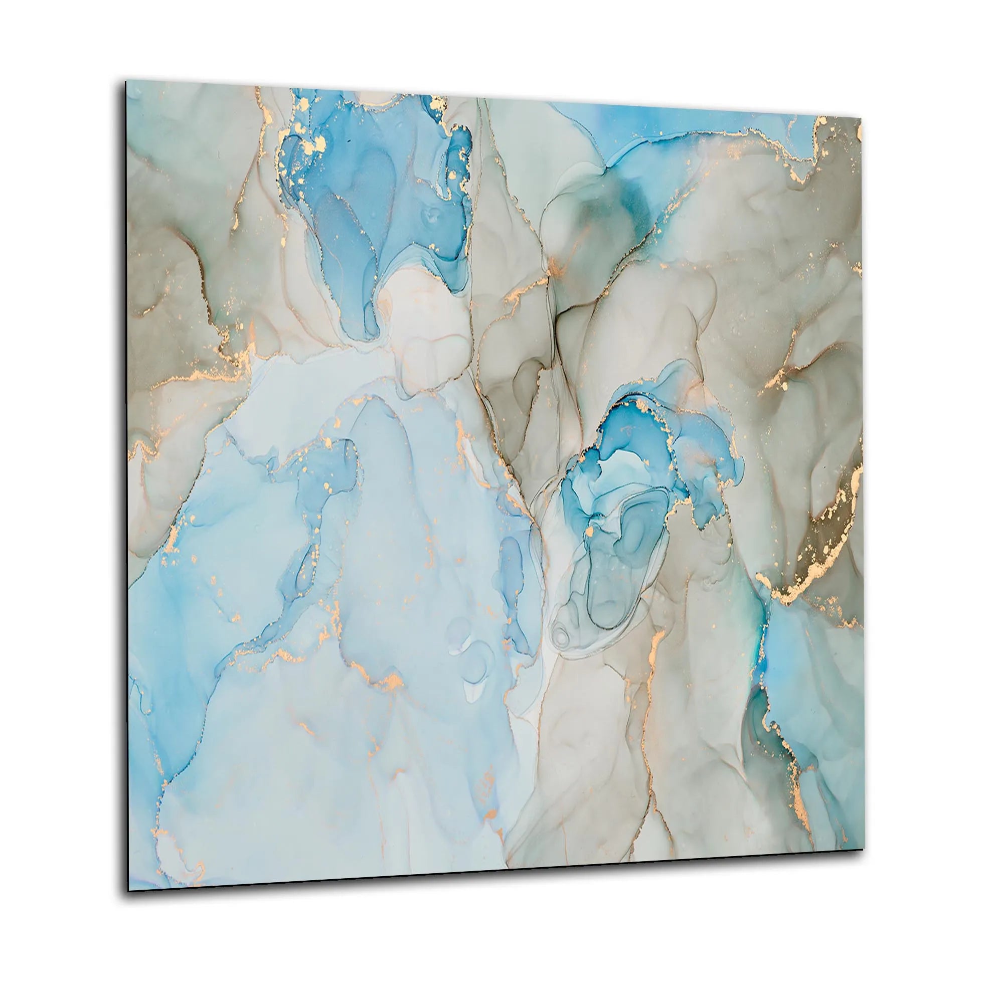 Light Blue Deluxe Glass Splashback