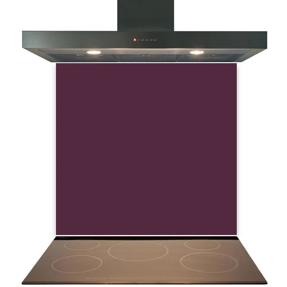 Aubergine Glass Splashback