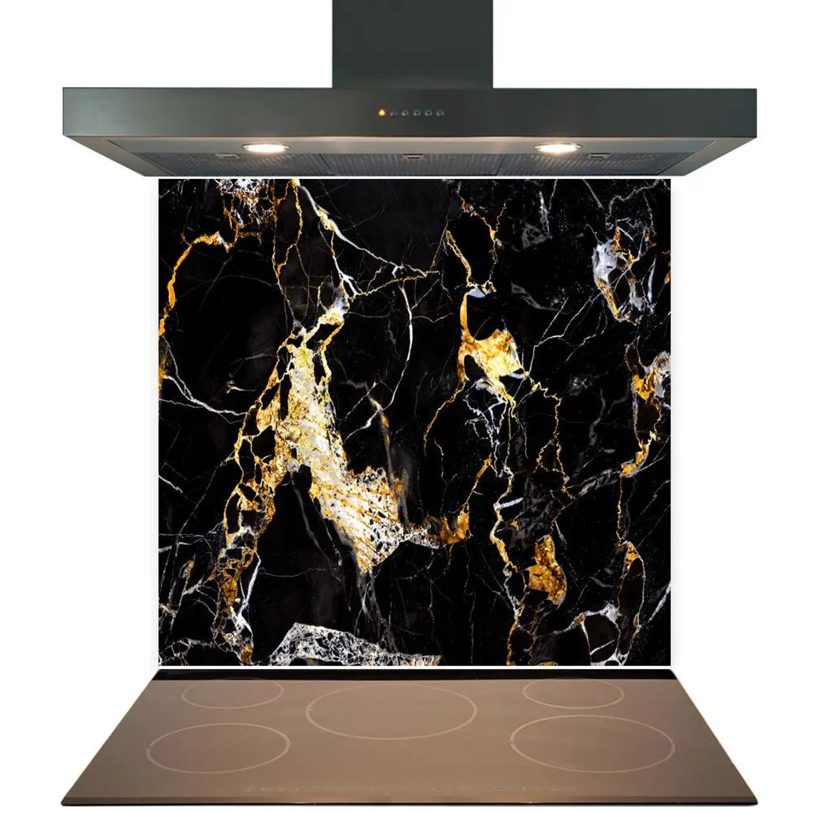 Black Gold Deluxe Glass Splashback