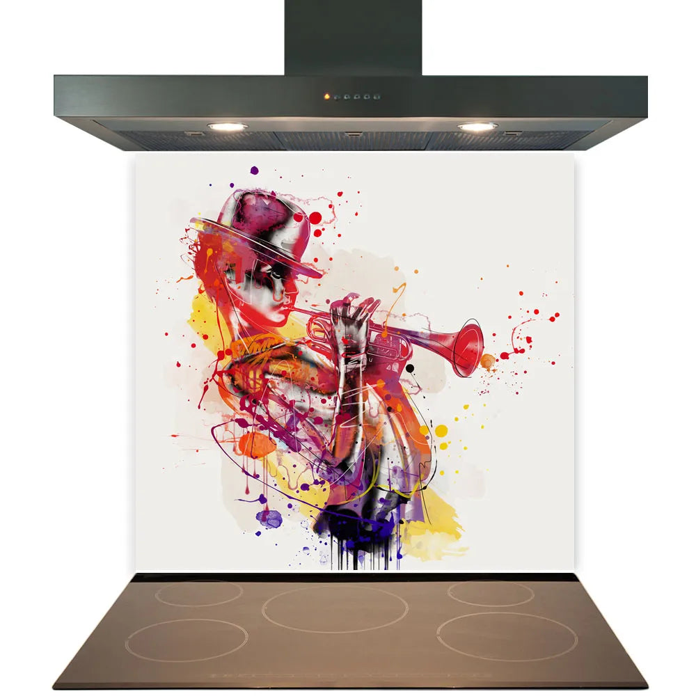 All That Jazz Glass Splashback
