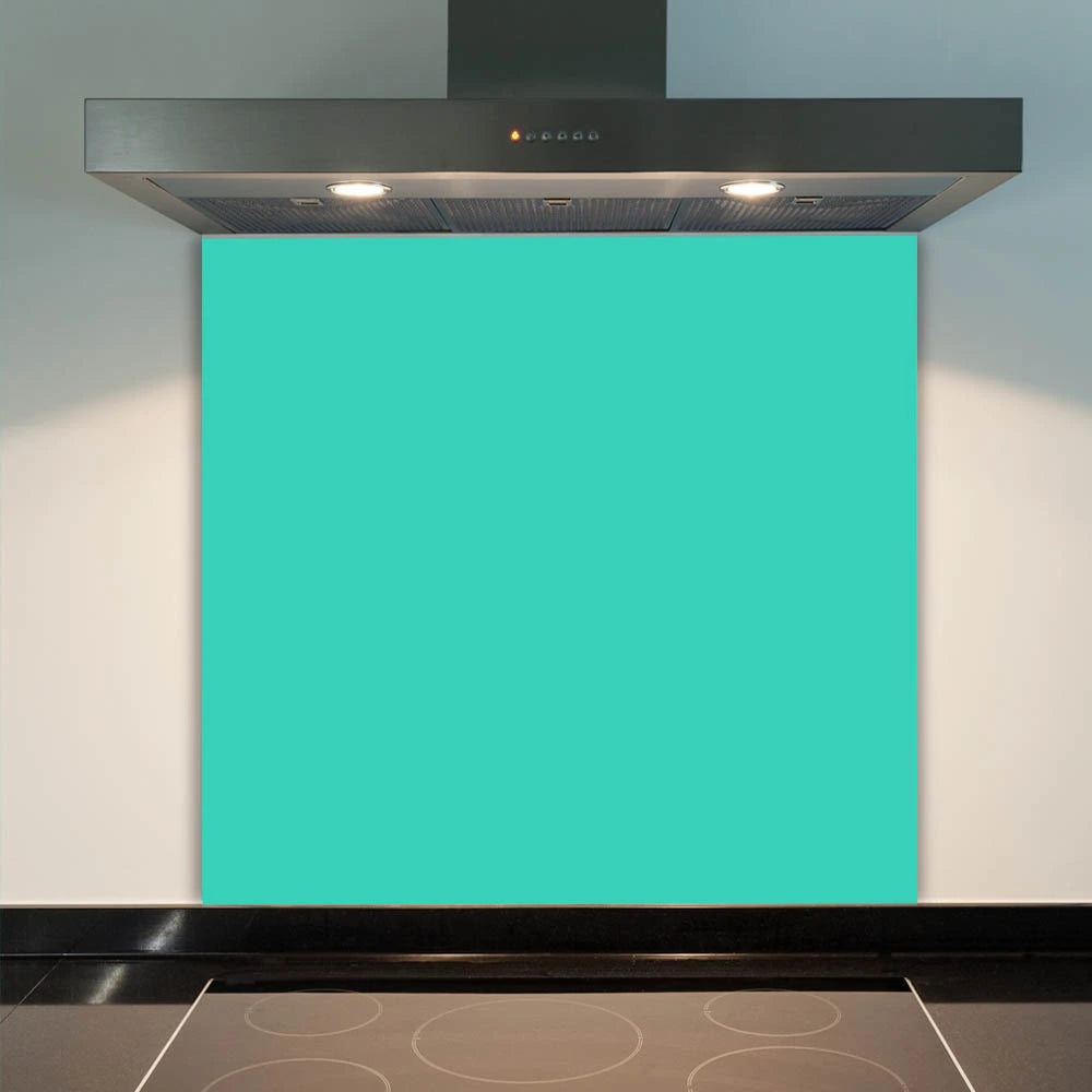 Aqua Marine Glass Splashback