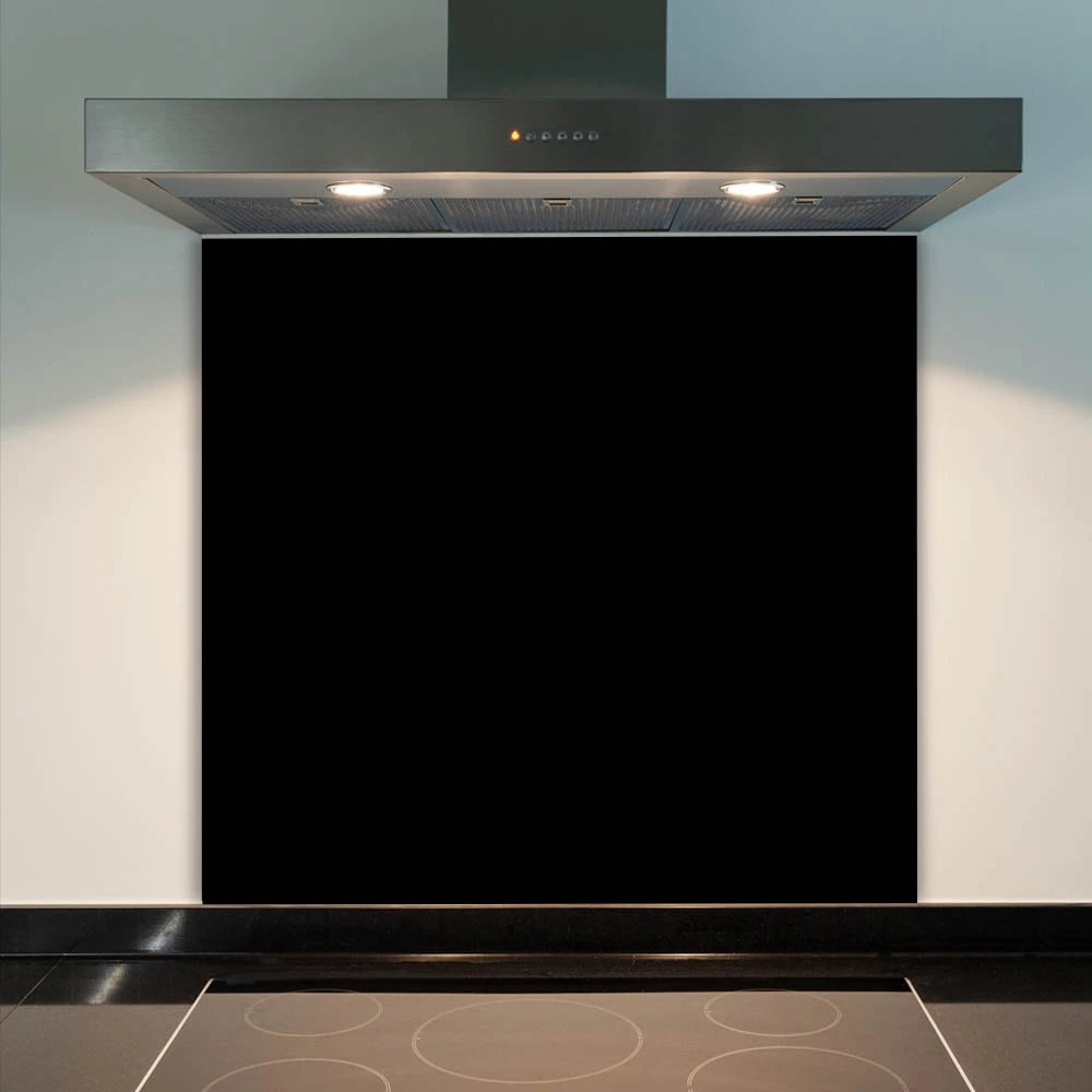 Black Glass Splashback