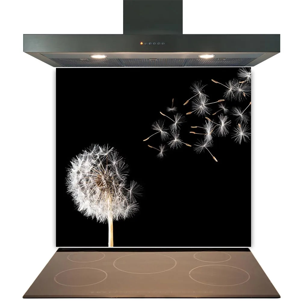 Blowing Dandelion Glass Splashback