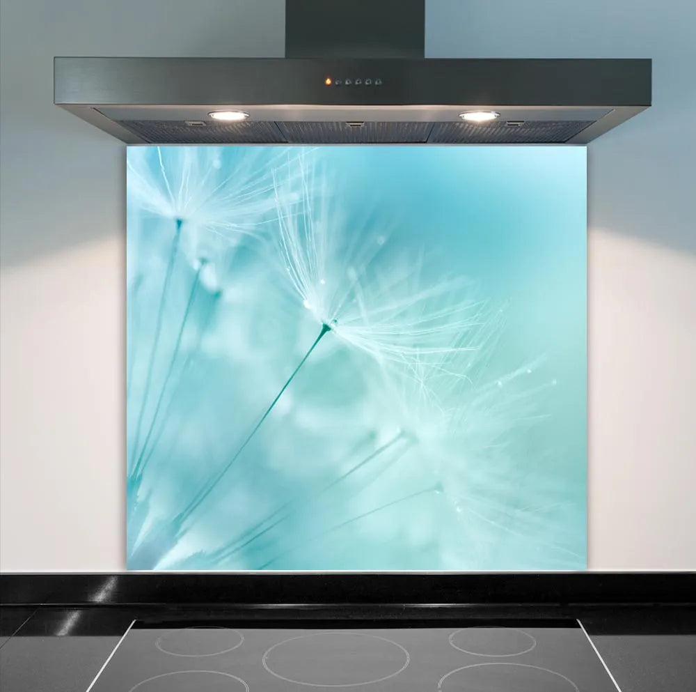 Blue Dandelions Kitchen Splashback