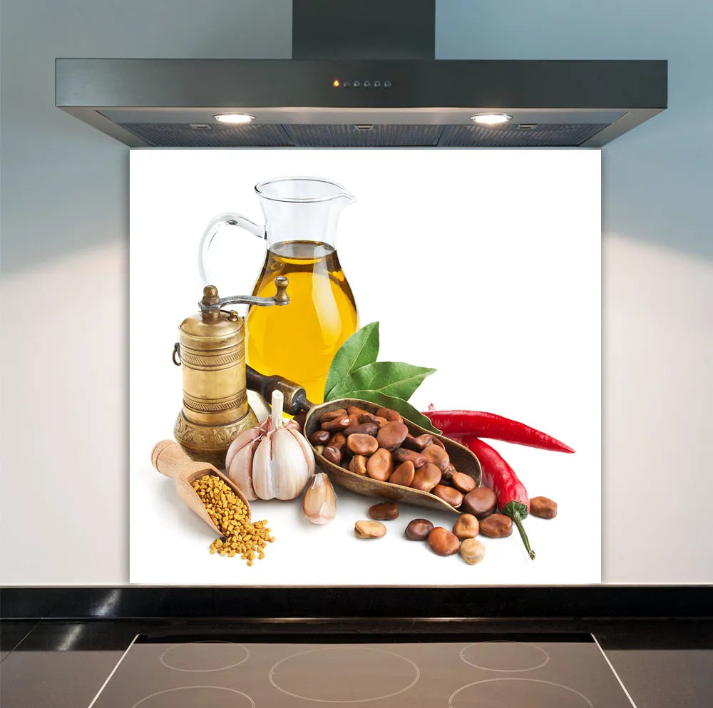 Chilli Oil Glass Splashback