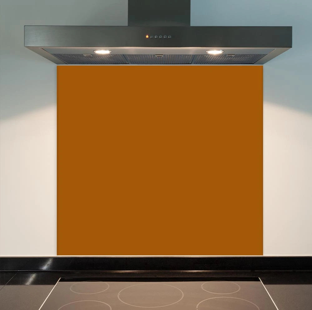 Copper Glass Splashback