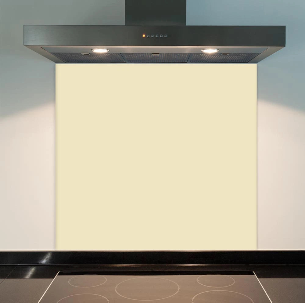 Cream Glass Splashback
