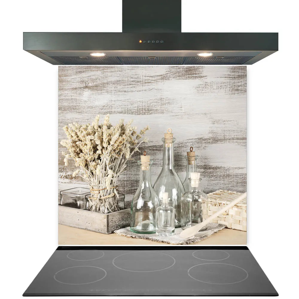 Glass Jars Glass Splashback