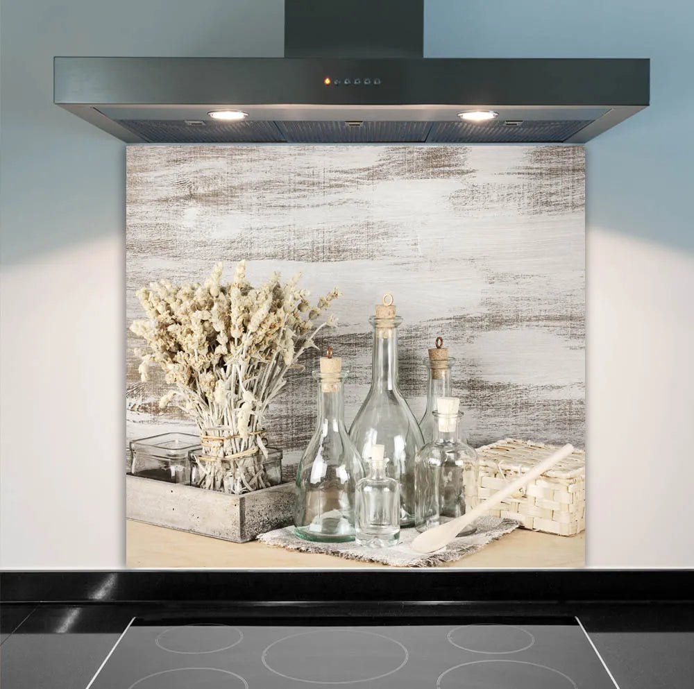 Glass Jars Glass Splashback