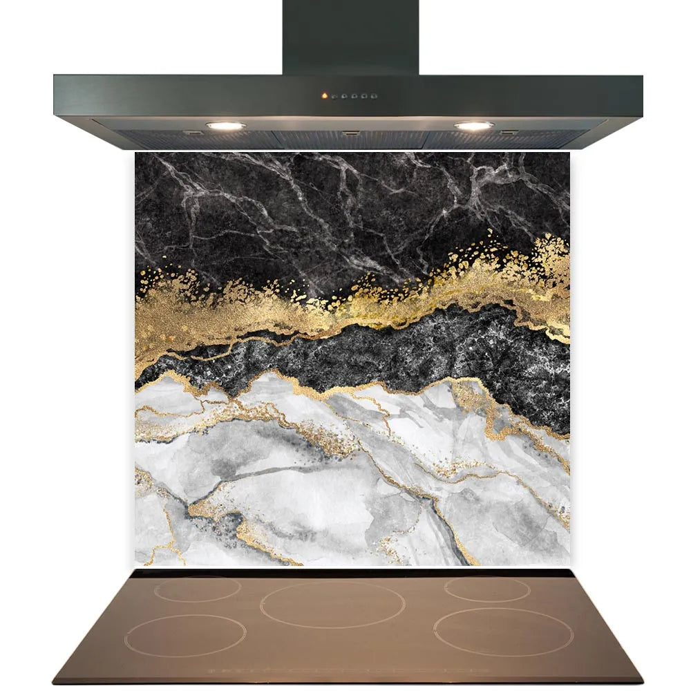 Marble Deluxe Glass Splashback