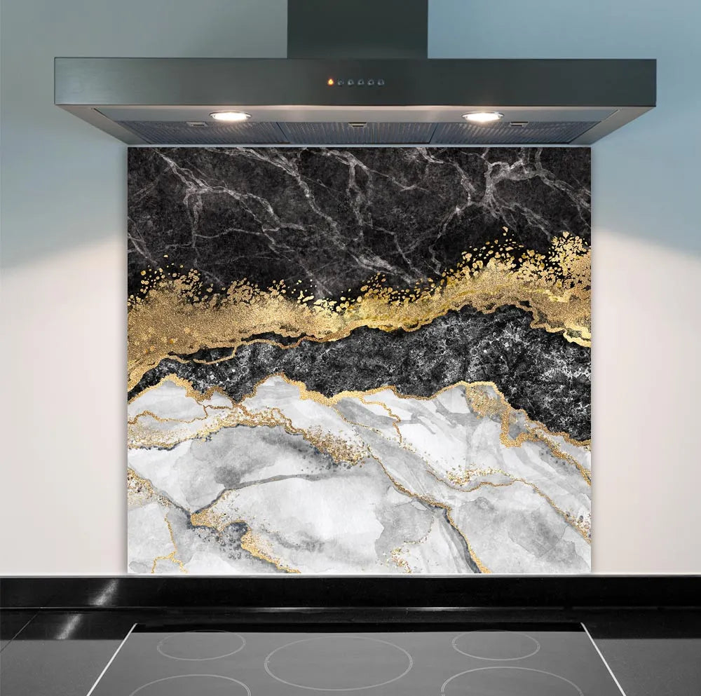 Marble Deluxe Glass Splashback