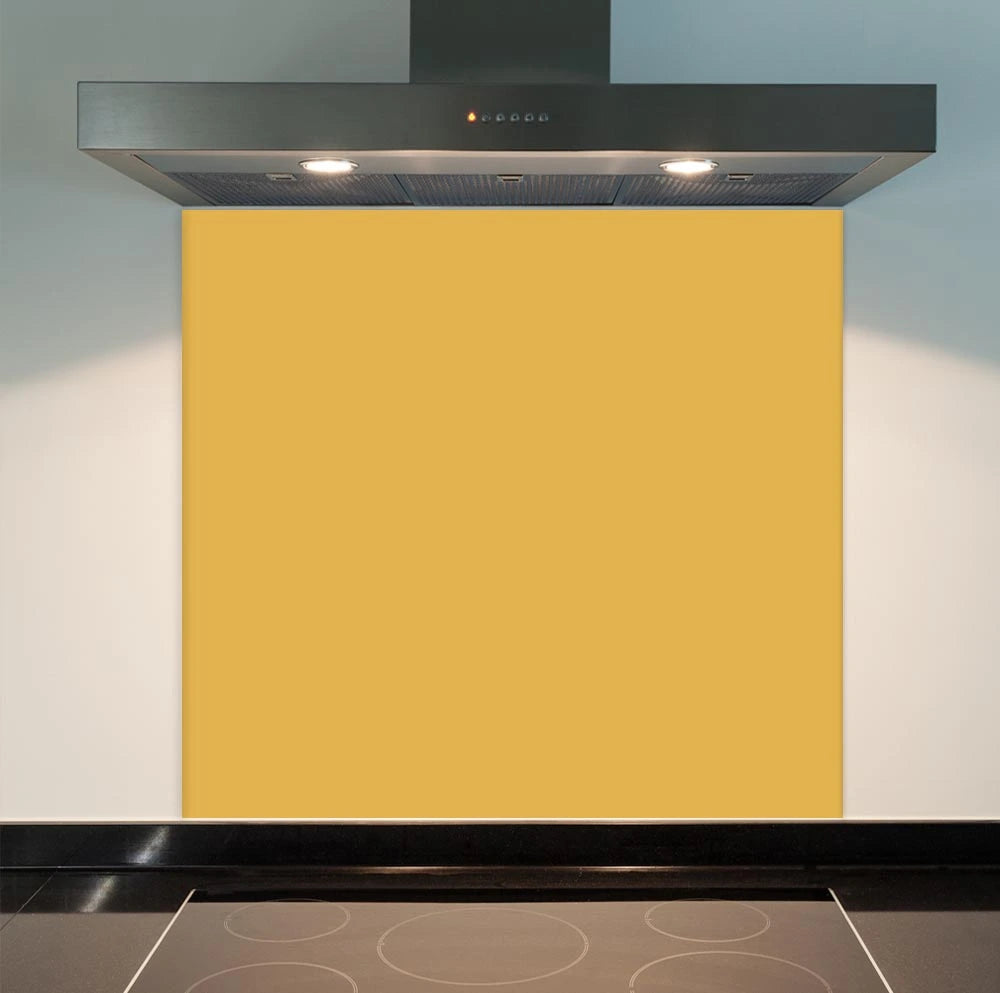Mustard Glass Splashback