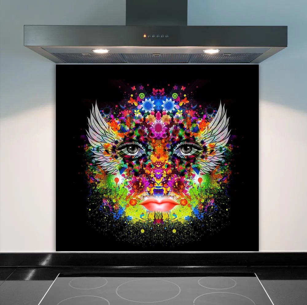 Mystic Eyes Glass Splashback