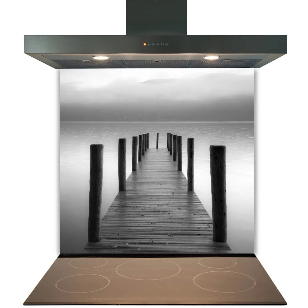 Dusk Pier Glass Splashback