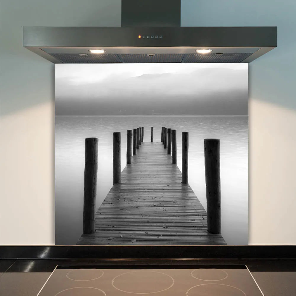 Dusk Pier Glass Splashback