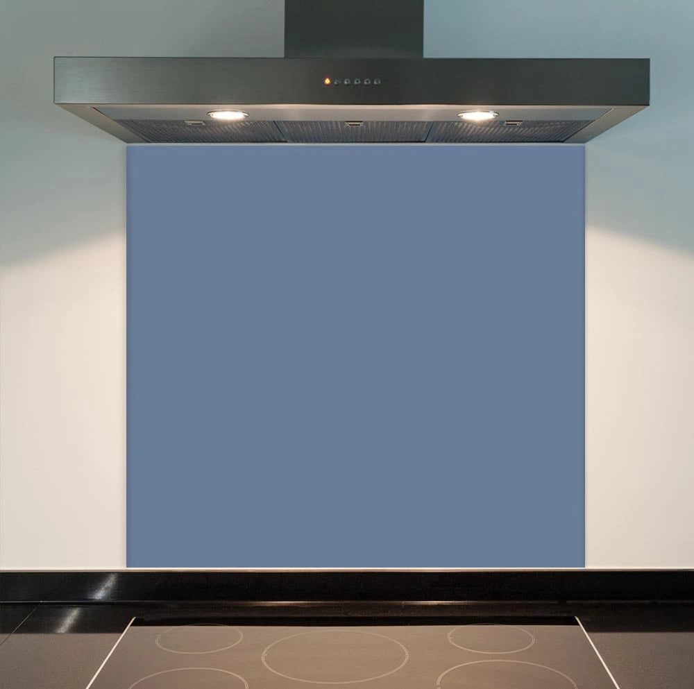 Pigeon Blue Glass Splashback
