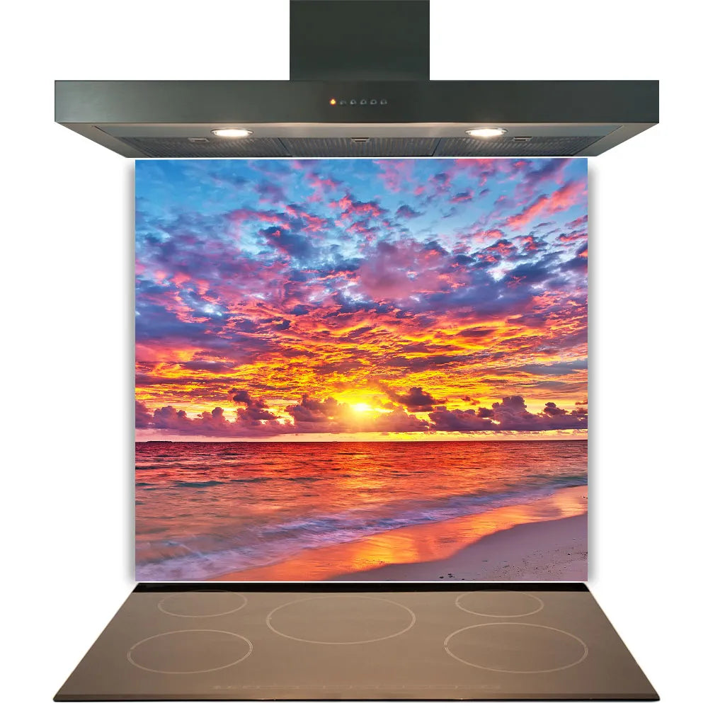 Spectacular Sunset Glass Splashback