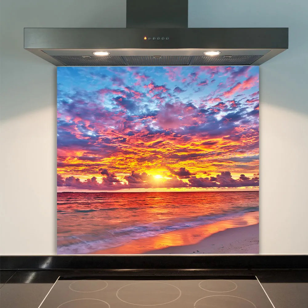 Spectacular Sunset Glass Splashback
