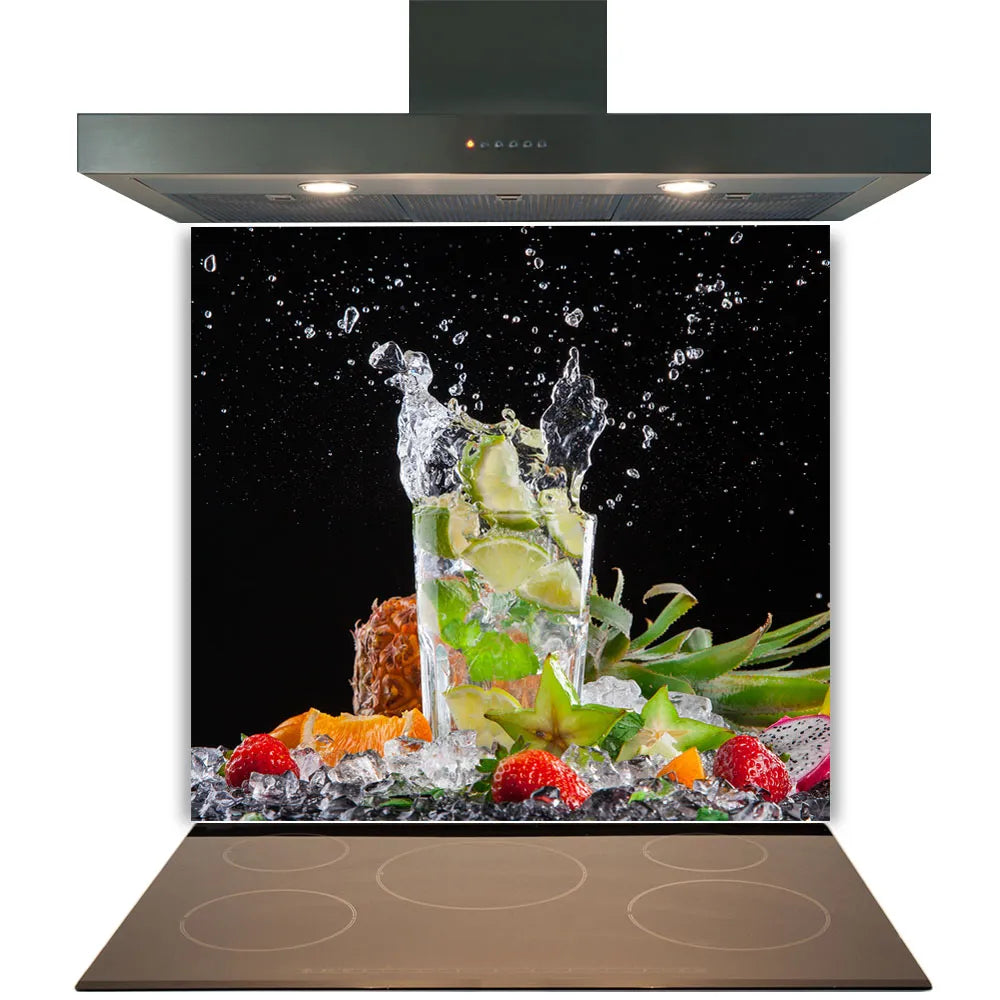 Tropical Gin Glass Splashback