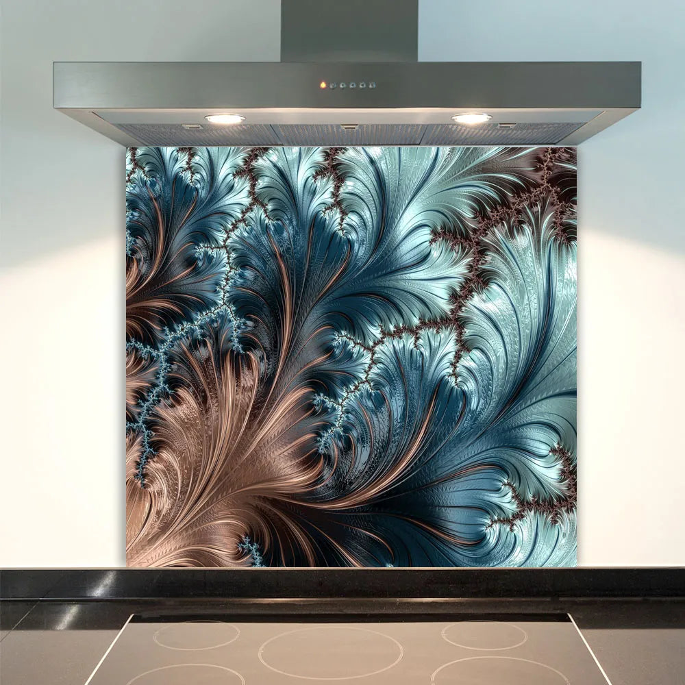 Wave Mottle Glass Splashback