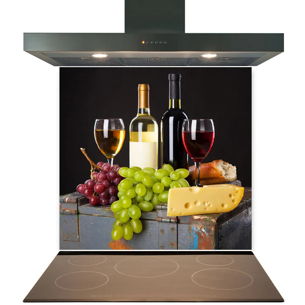 Wine Chest Glass Splashback