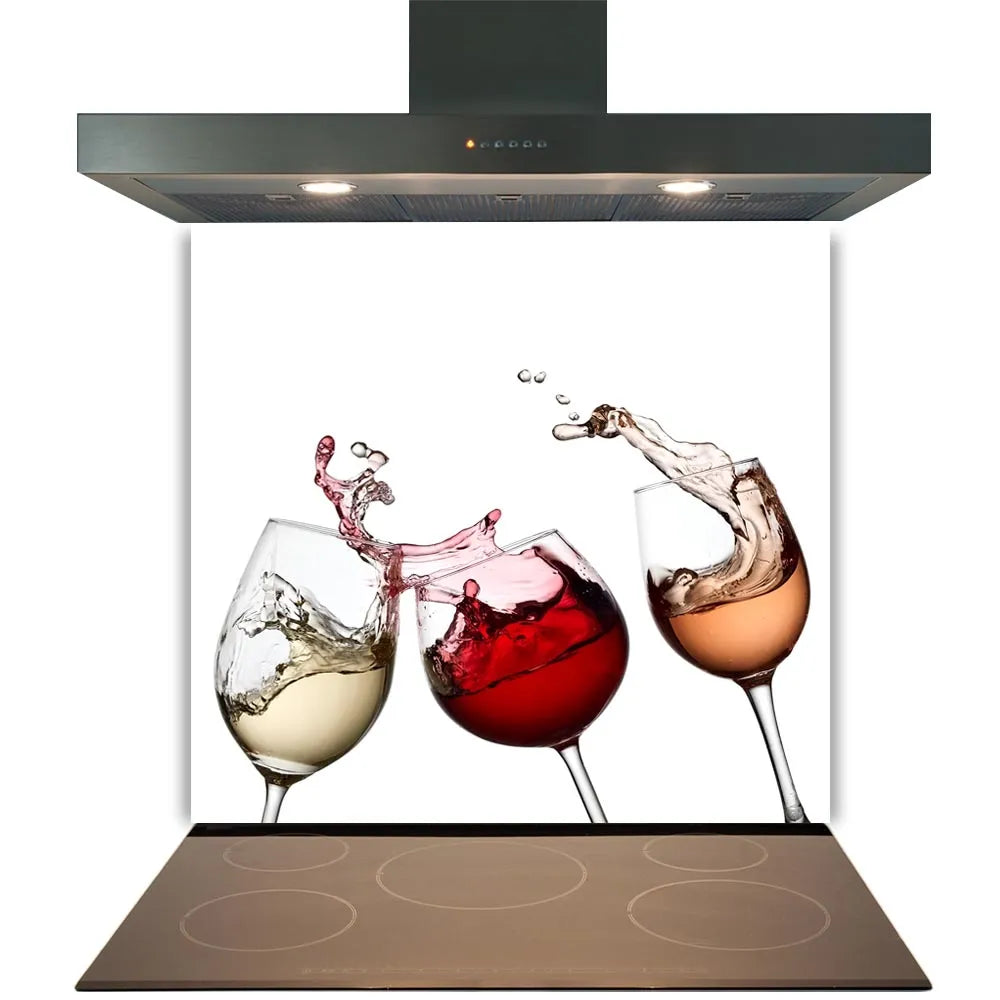 Wine Clink Glass Splashback