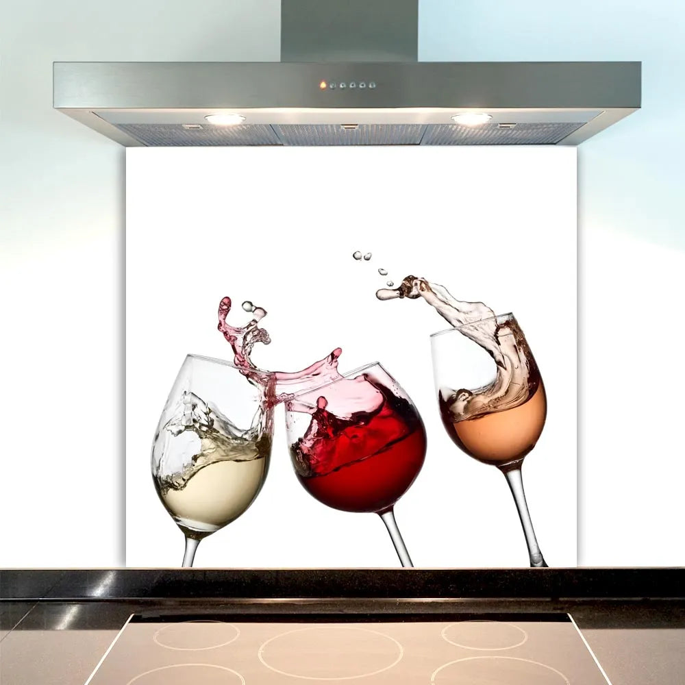 Wine Clink Glass Splashback