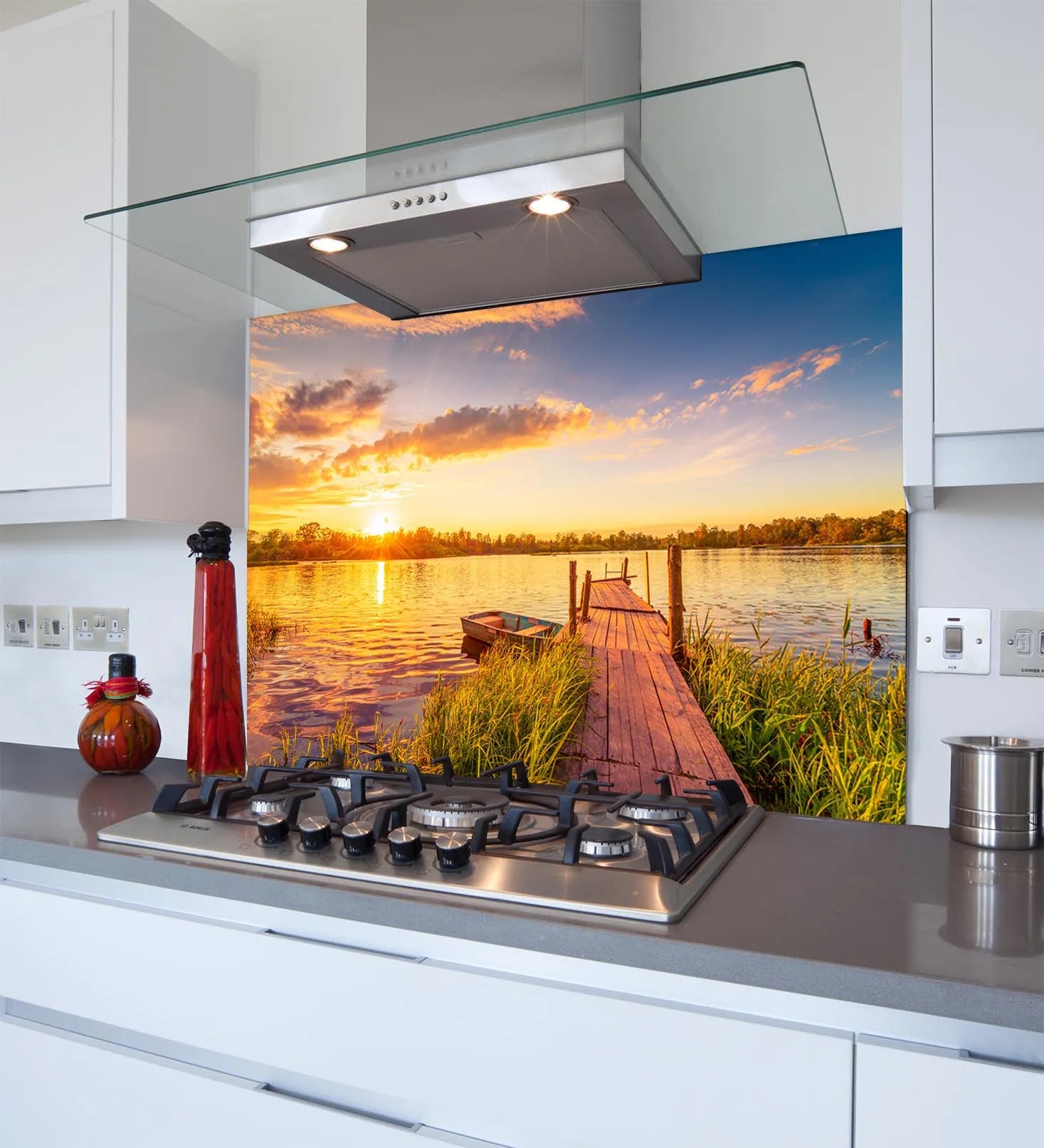 Sunset Jetty Kitchen Splashback