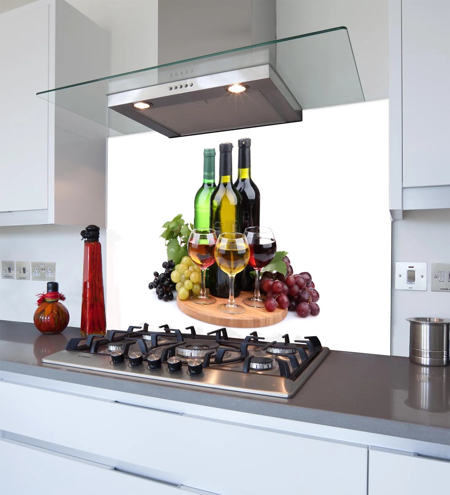 Wine Board Glass Splashback