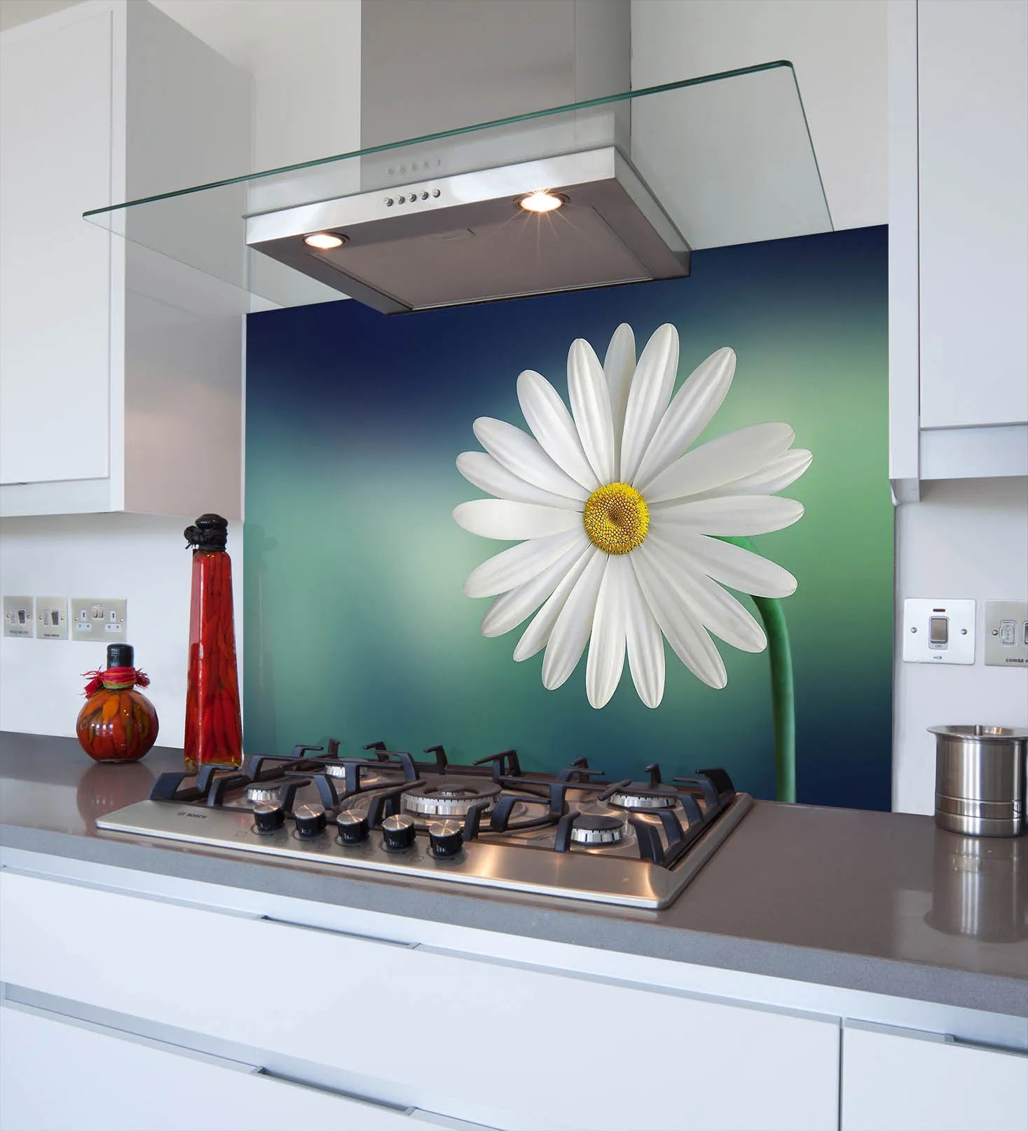 Flower Kitchen Splashback