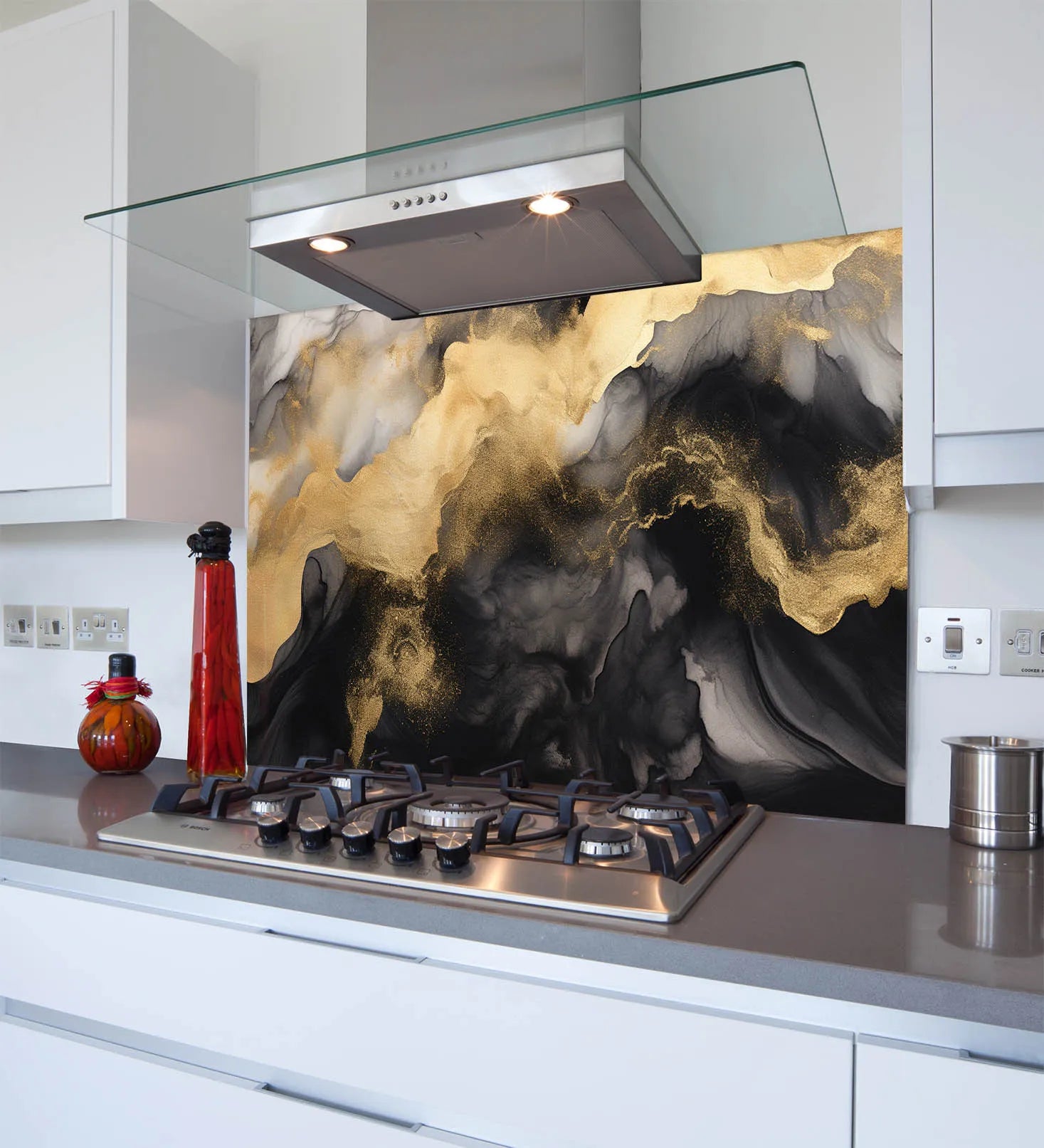 Sandstorm Deluxe Glass Splashback