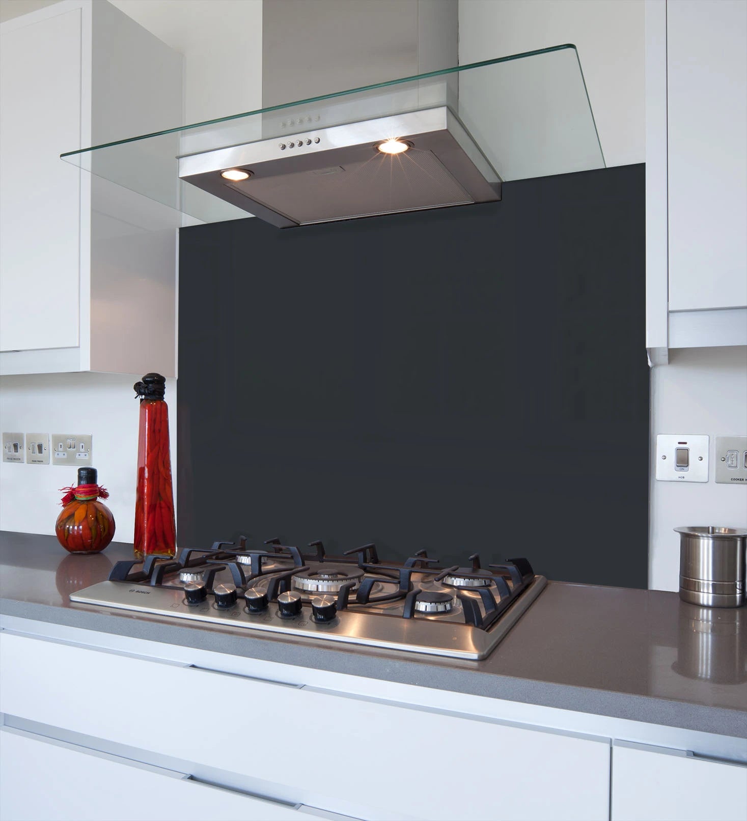 Anthracite Glass Splashback