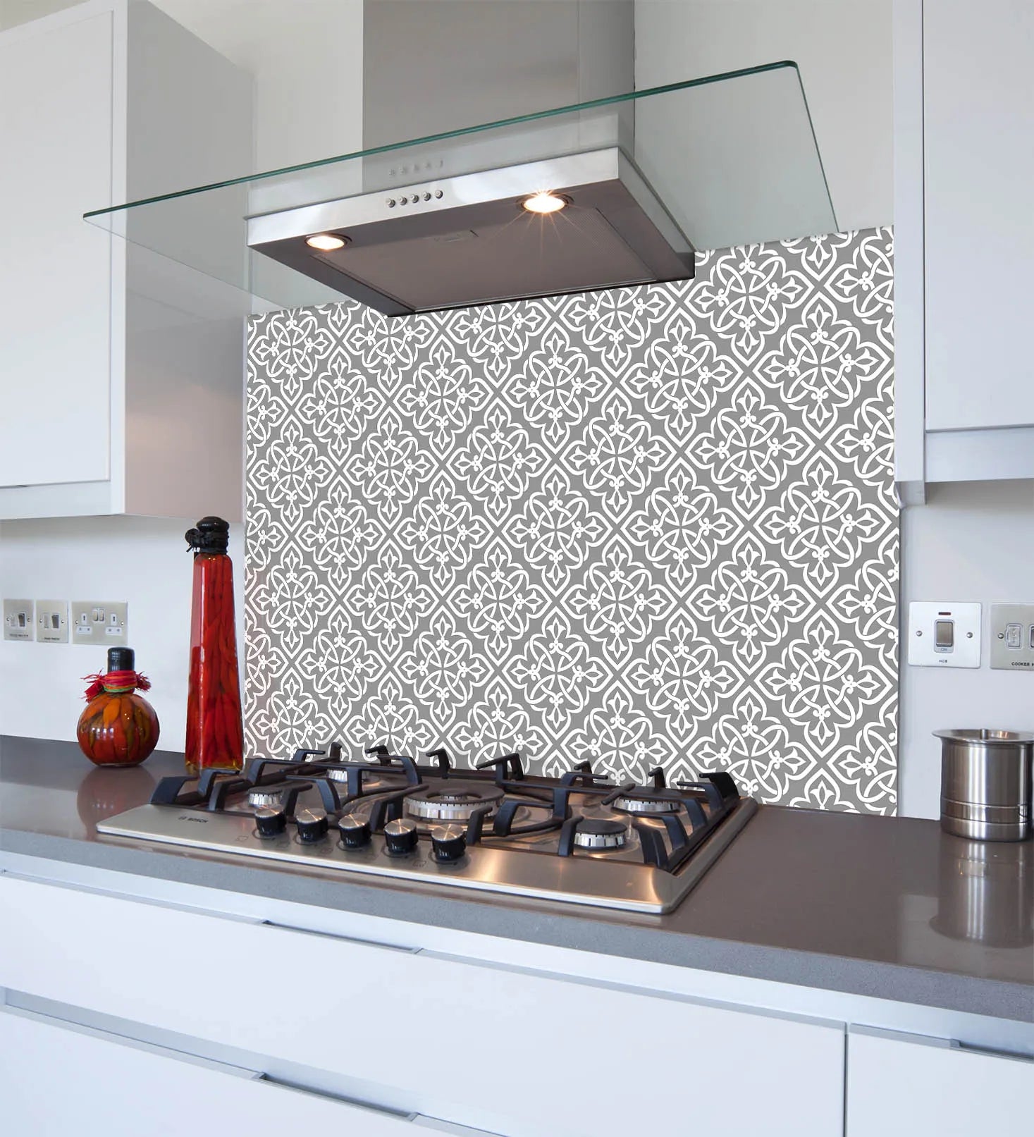 Celtic Diamonds Glass Splashback
