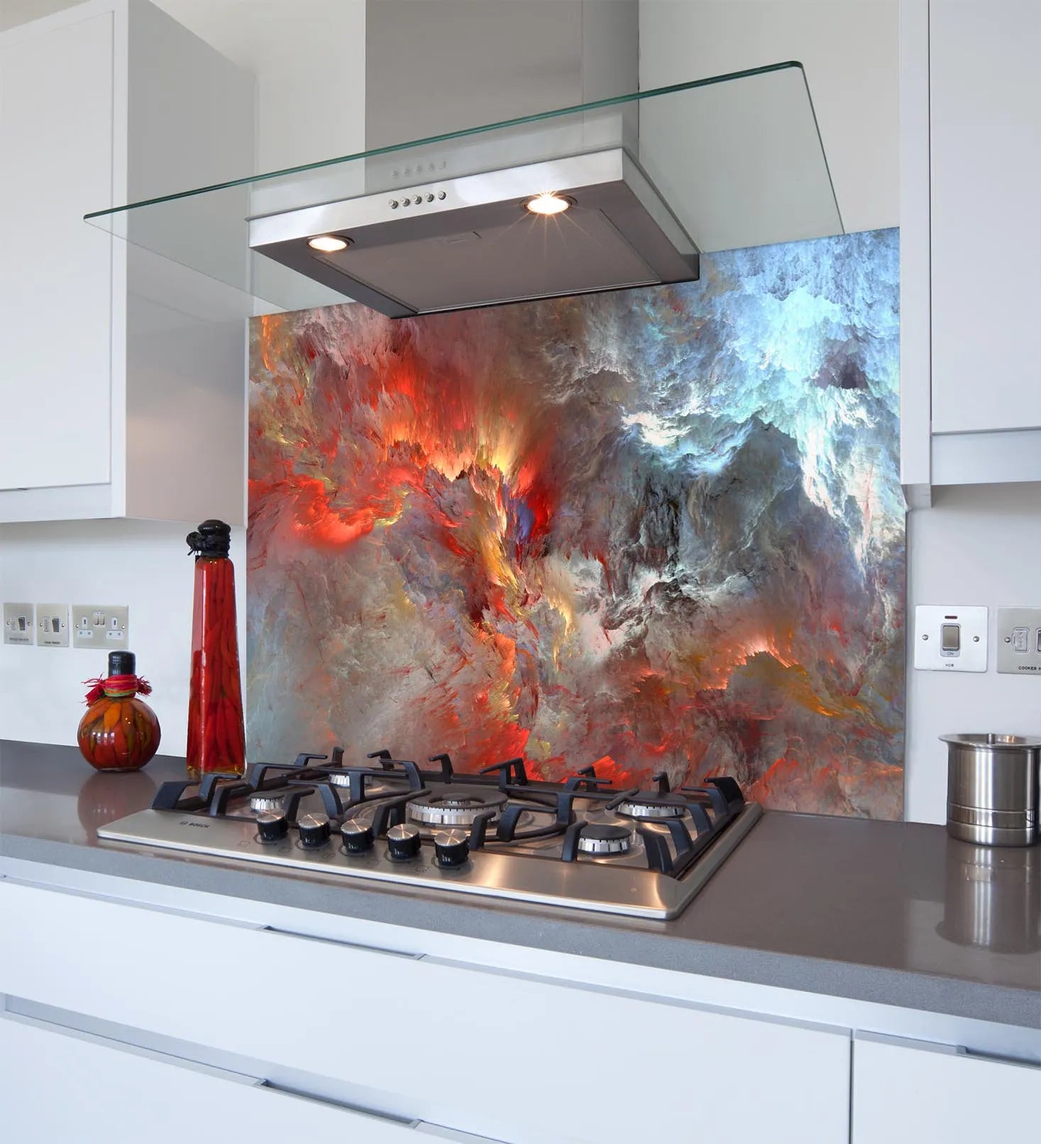 Eruption Glass Splashback