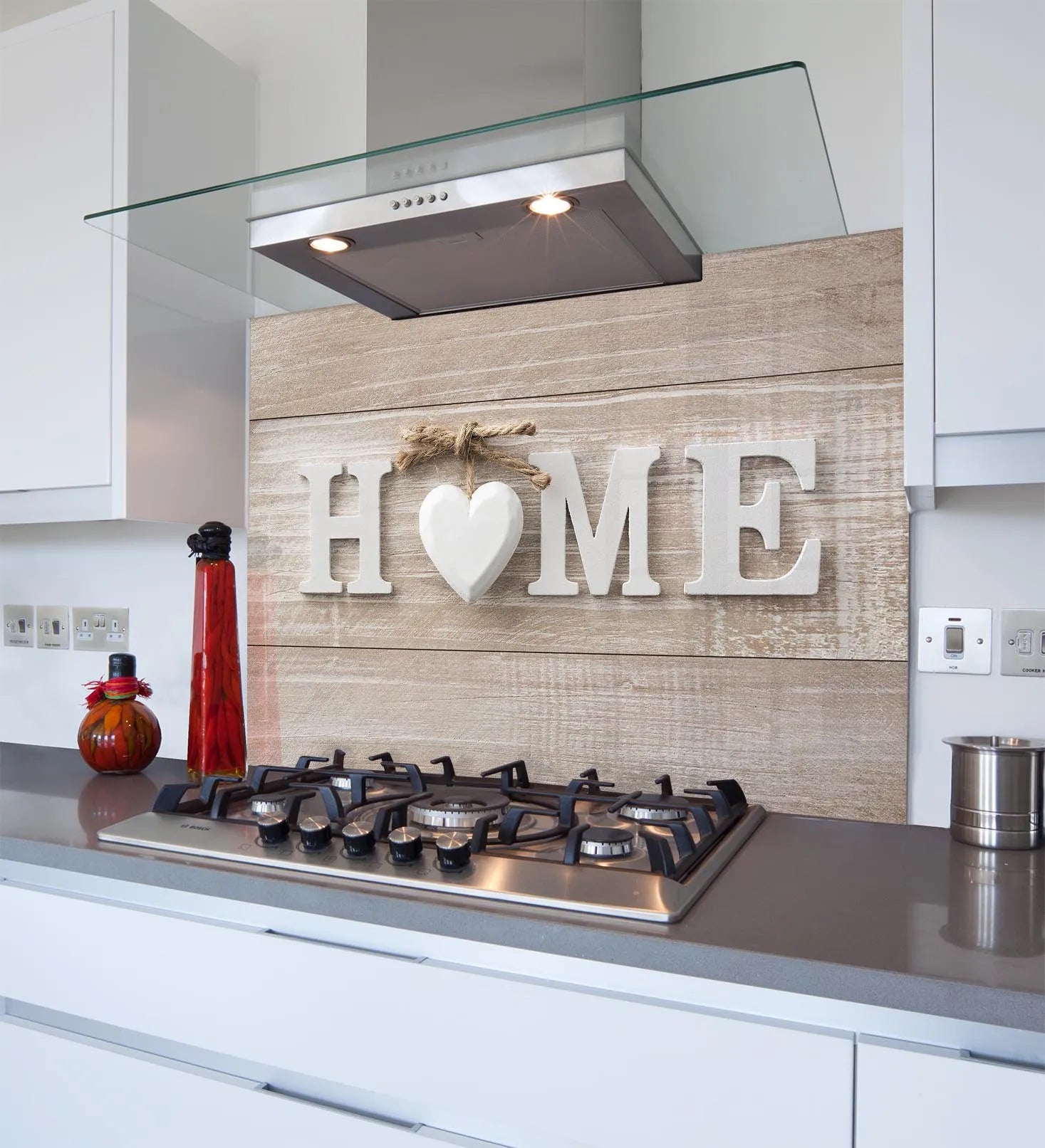 Home Planks Glass Splashback