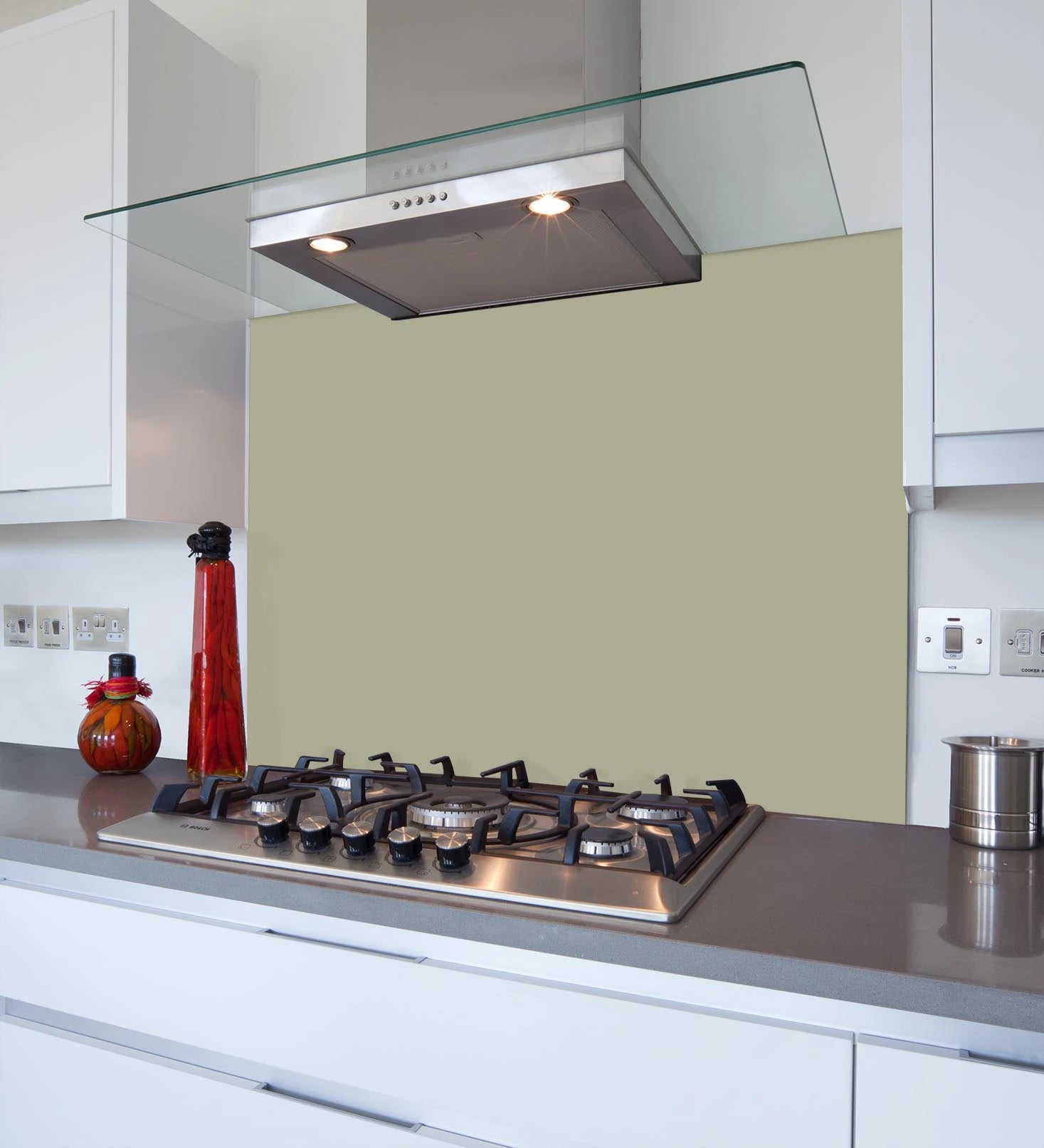 Sage Glass Splashback