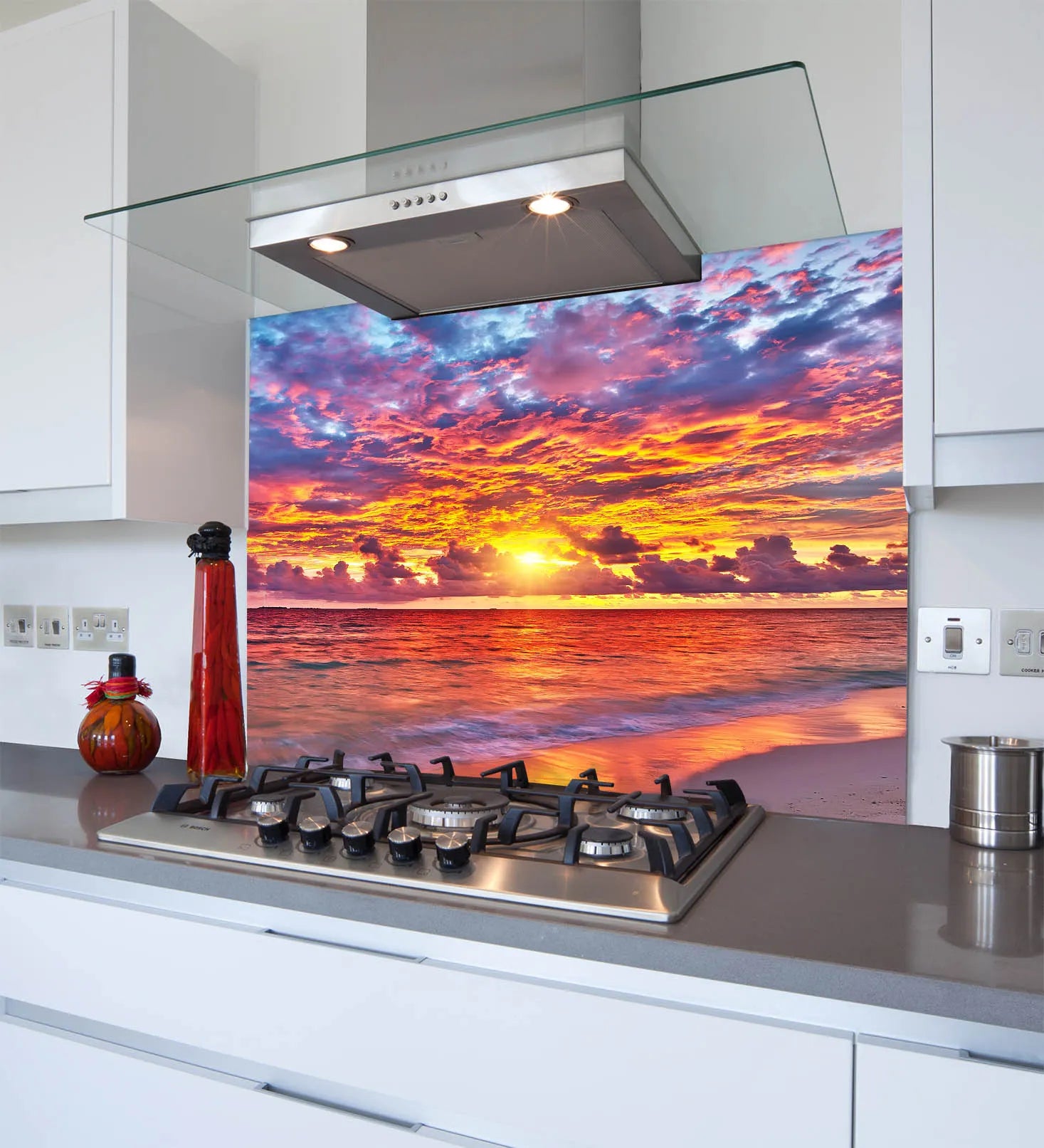 Spectacular Sunset Glass Splashback