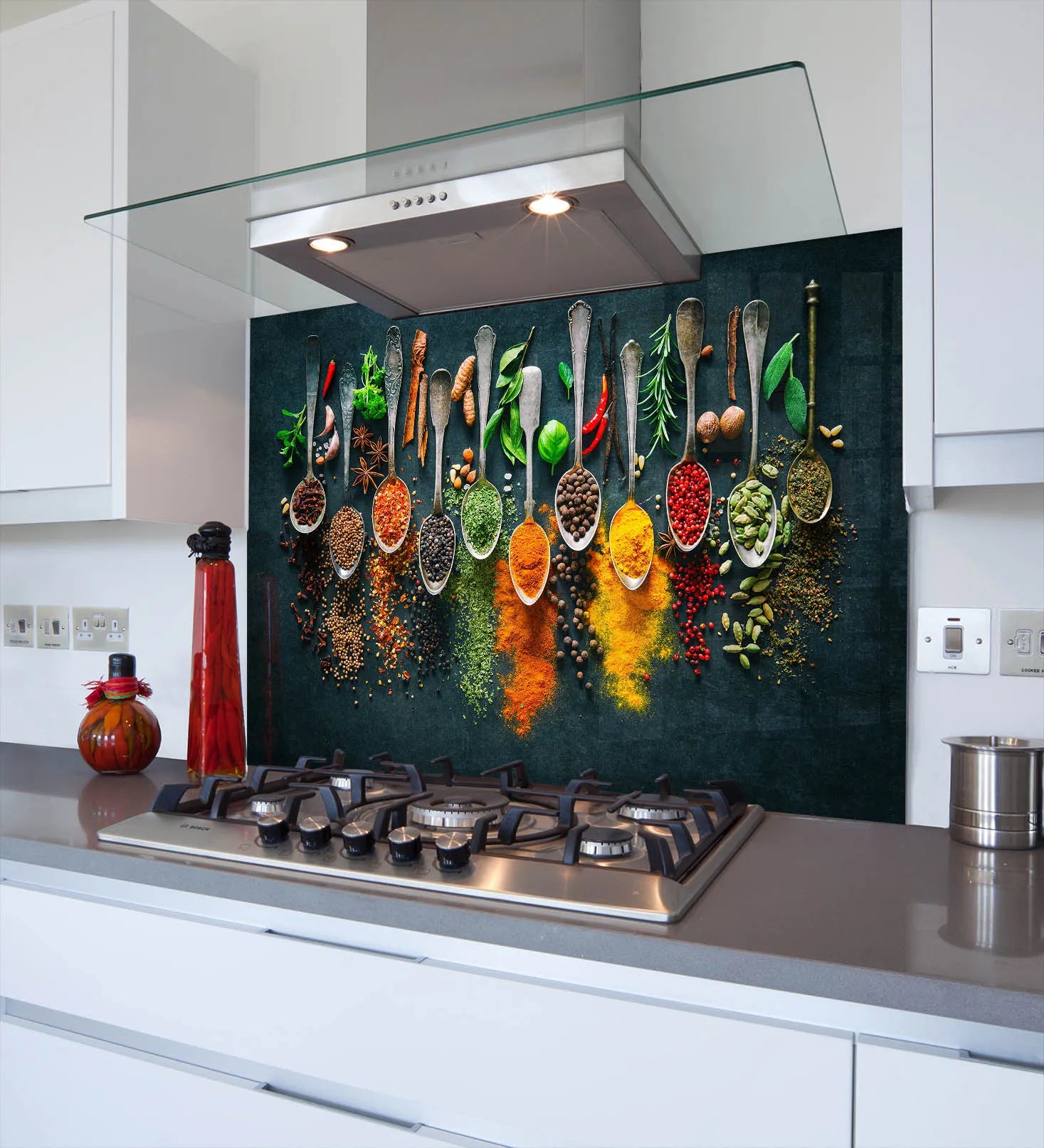 Spicy Tablespoons Glass Splashback