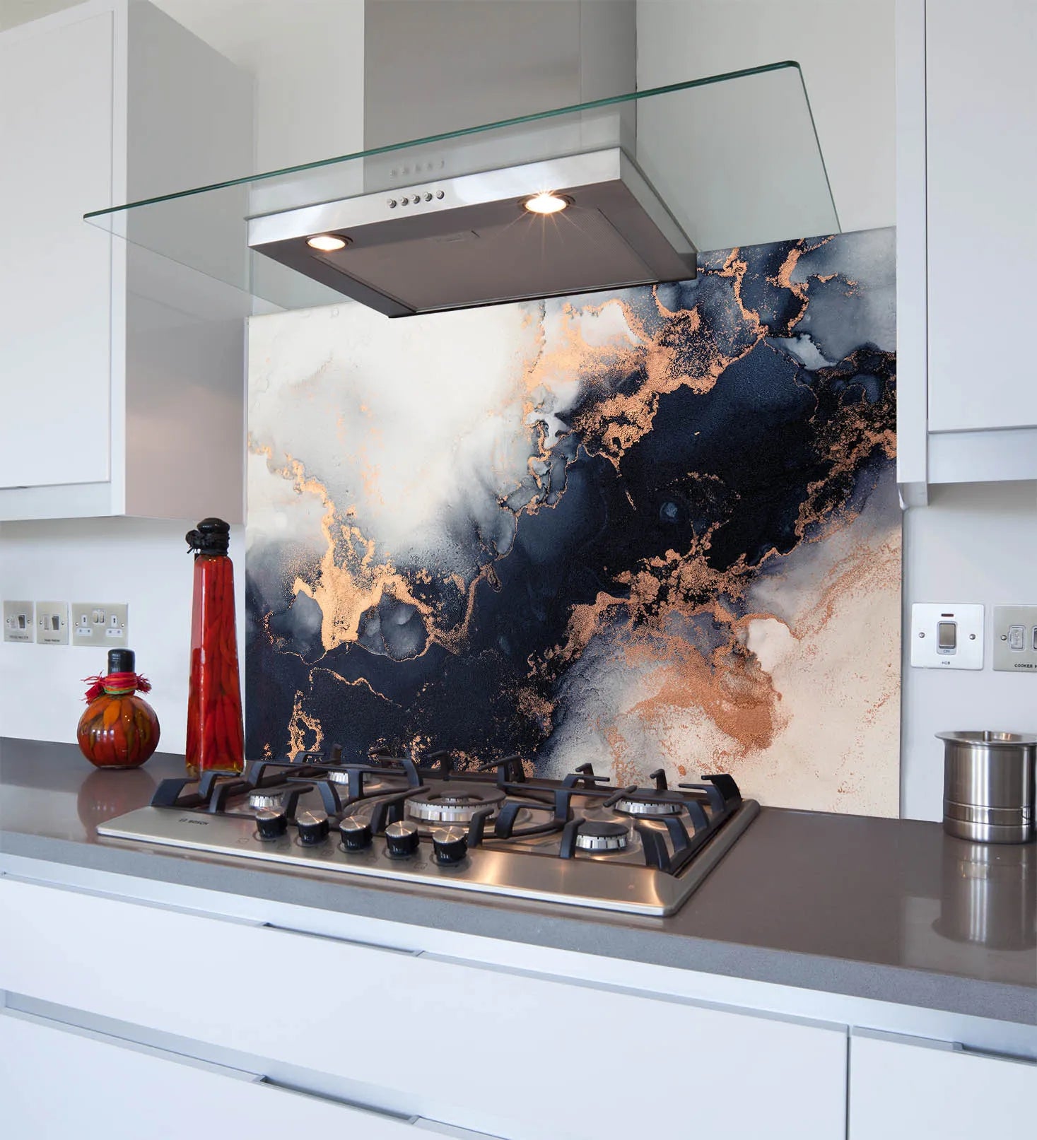 Volcanic Deluxe Glass Splashback